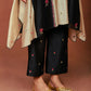 Leya Black Long Kurta Set