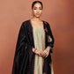 Leya Black Long Kurta Set