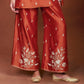 Azi Rusty Orange Short Kurta Set
