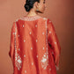 Azi Rusty Orange Short Kurta Set
