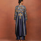 Nira Charcoal Grey Long Kurta Set