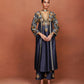 Nira Charcoal Grey Long Kurta Set