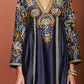 Nira Charcoal Grey Long Kurta Set