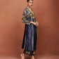 Nira Charcoal Grey Long Kurta Set