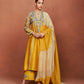 Nira Mustard Long Kurta Set