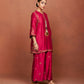 Zoa Deep Red Short Kurta Set