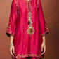Zoa Deep Red Short Kurta Set