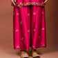 Zoa Deep Red Short Kurta Set
