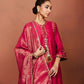 Zoa Deep Red Short Kurta Set