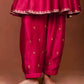 Rai Red Short Anarkali Set