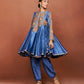Rai Blue Short Anarkali Set