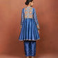 Rai Blue Short Anarkali Set