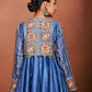Rai Blue Short Anarkali Set