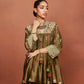 Moha Olive Green Short Kurta Set