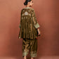 Moha Olive Green Short Kurta Set