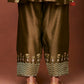 Moha Olive Green Short Kurta Set