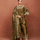 Moha Olive Green Short Kurta Set