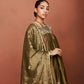 Moha Olive Green Short Kurta Set