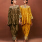 Moha Mustard Short Kurta Set