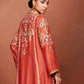 Amu Rusty Orange Long Kurta Set