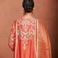 Amu Rusty Orange Long Kurta Set