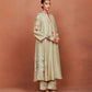 Amu Beige Long Kurta Set