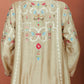 Amu Beige Long Kurta Set