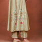 Amu Beige Long Kurta Set