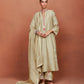 Amu Beige Long Kurta Set
