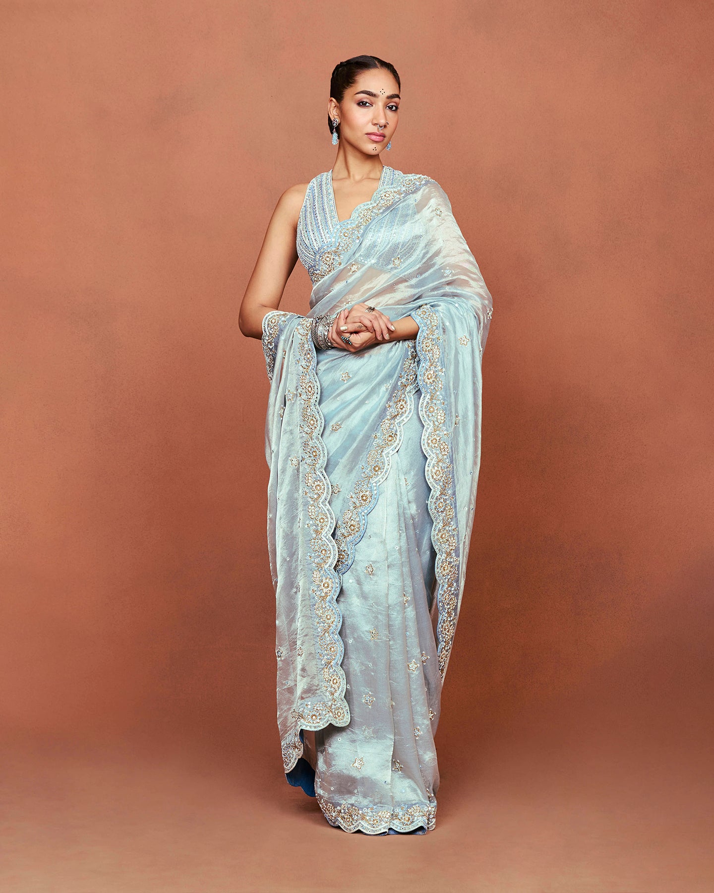 Neel Saree Set