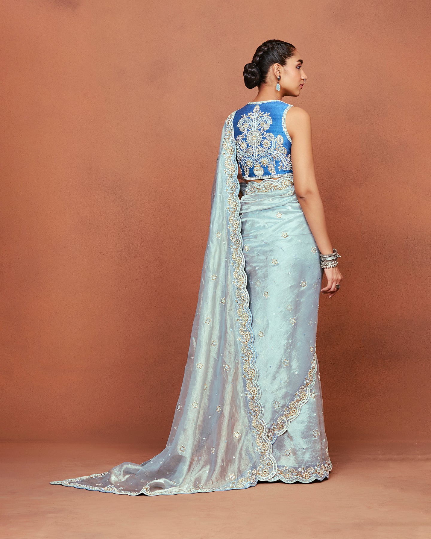 Neel Saree Set