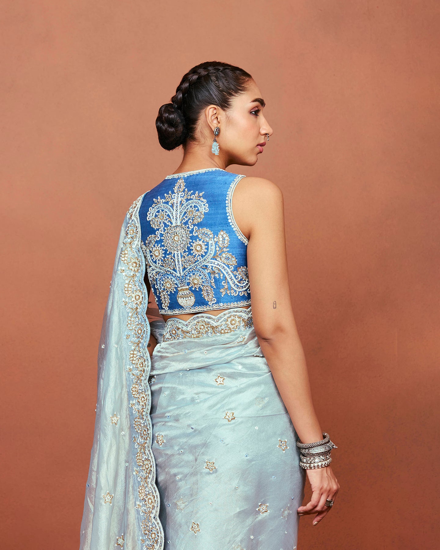 Neel Saree Set