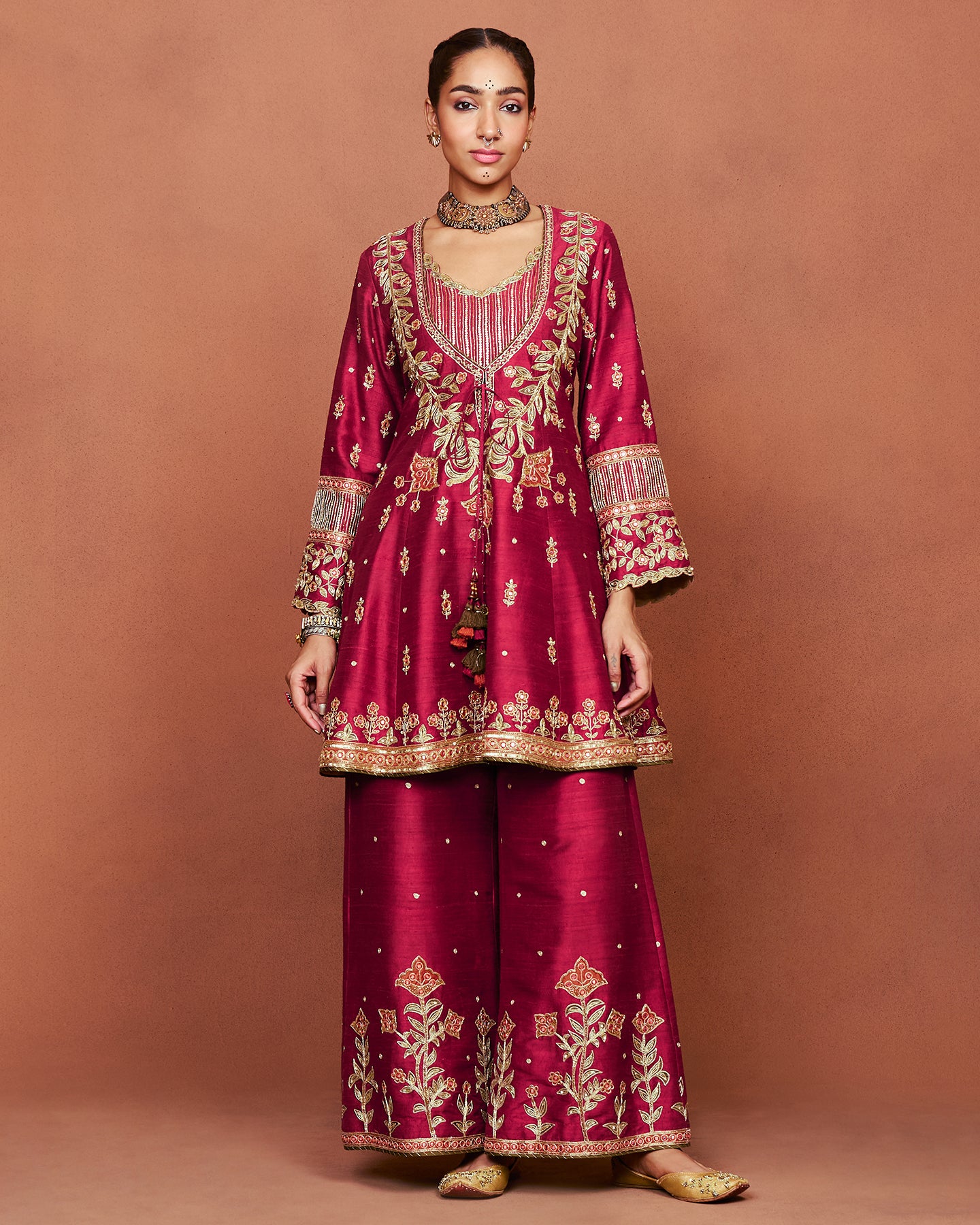 Zaavia Short Anarkali Set