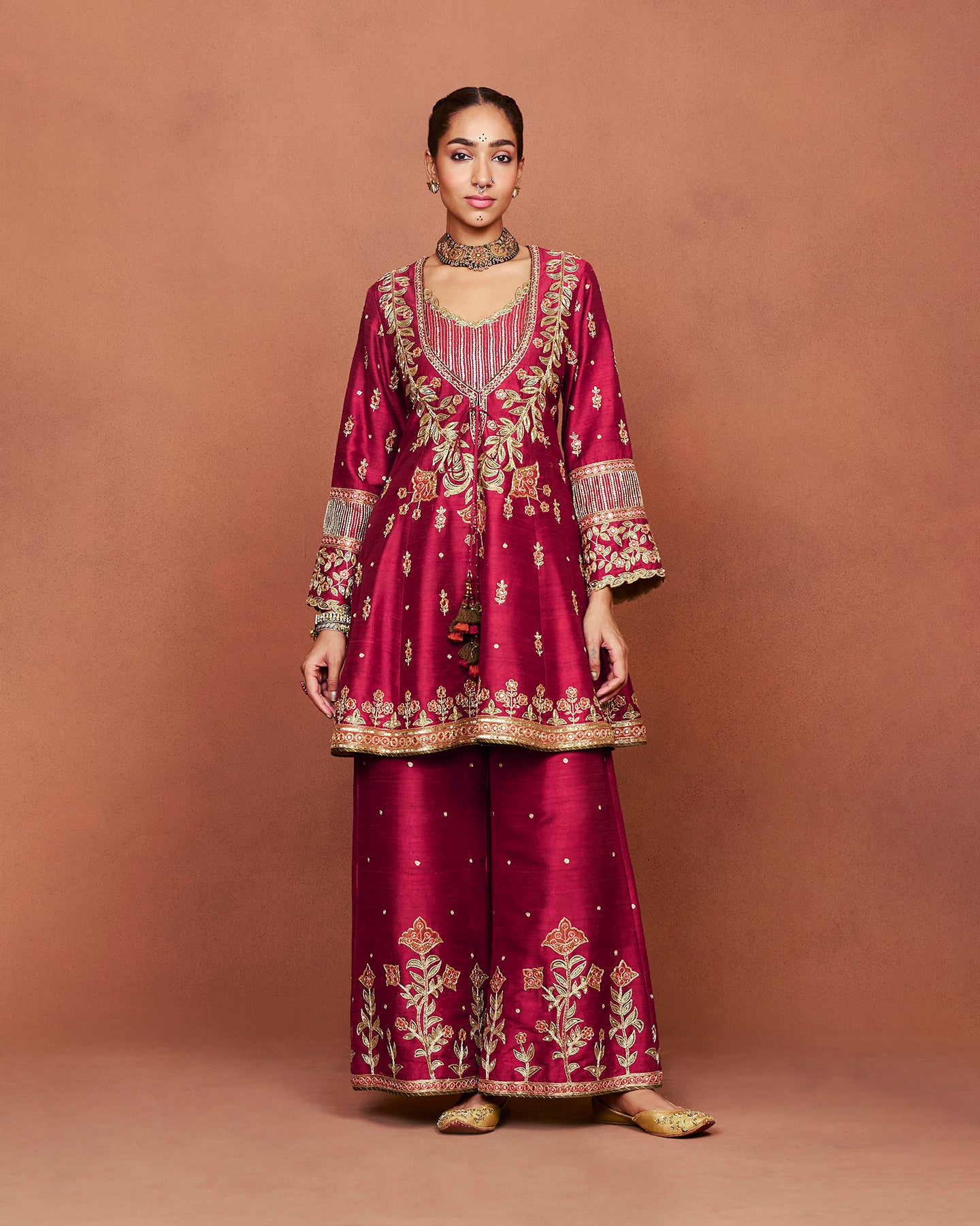 Zaavia Short Anarkali Set