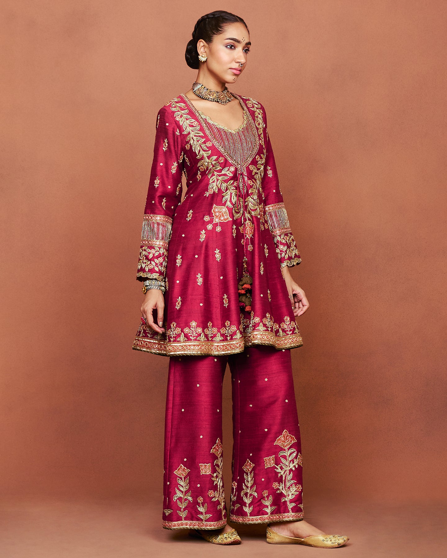 Zaavia Short Anarkali Set