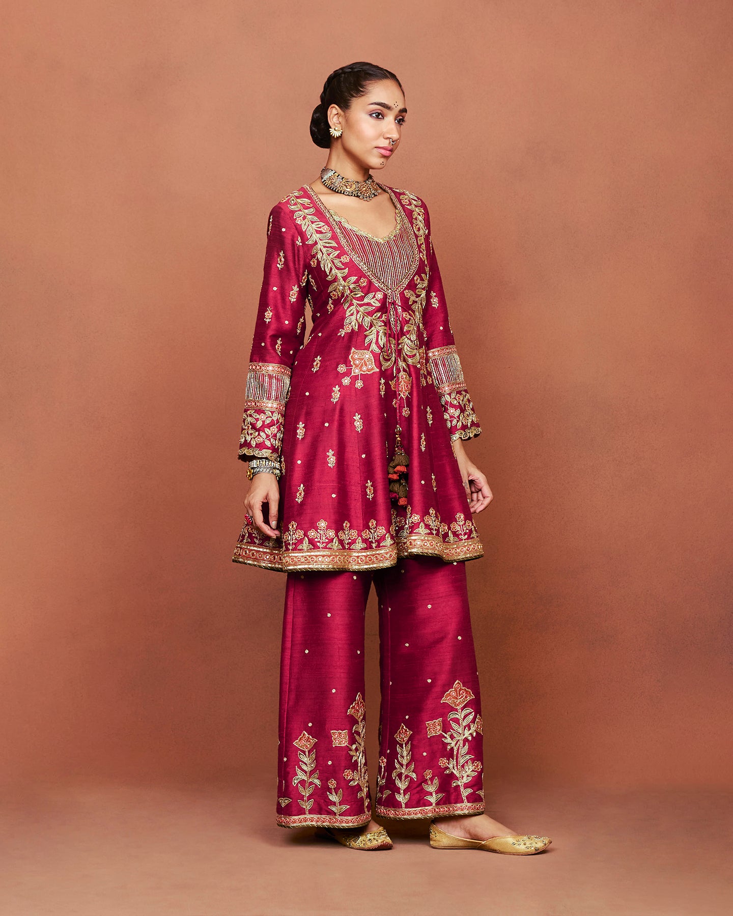 Zaavia Short Anarkali Set