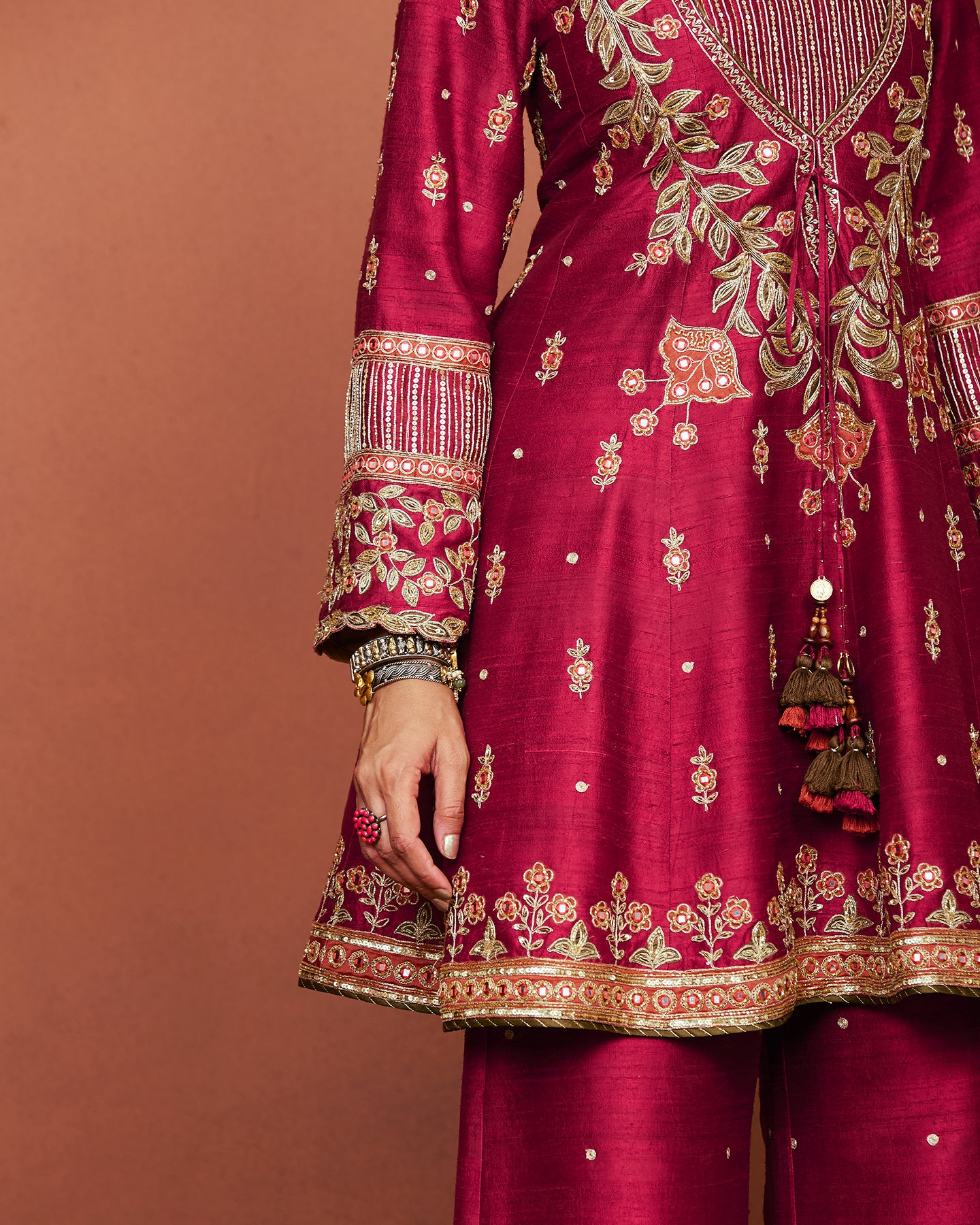 Zaavia Short Anarkali Set