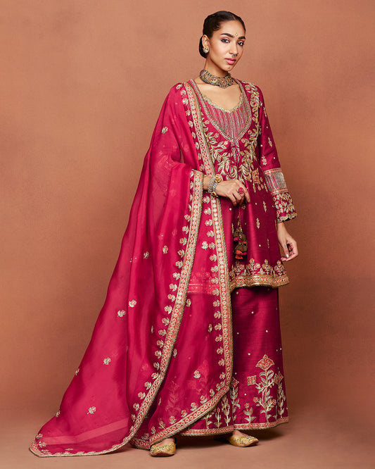 Zaavia Short Anarkali Set