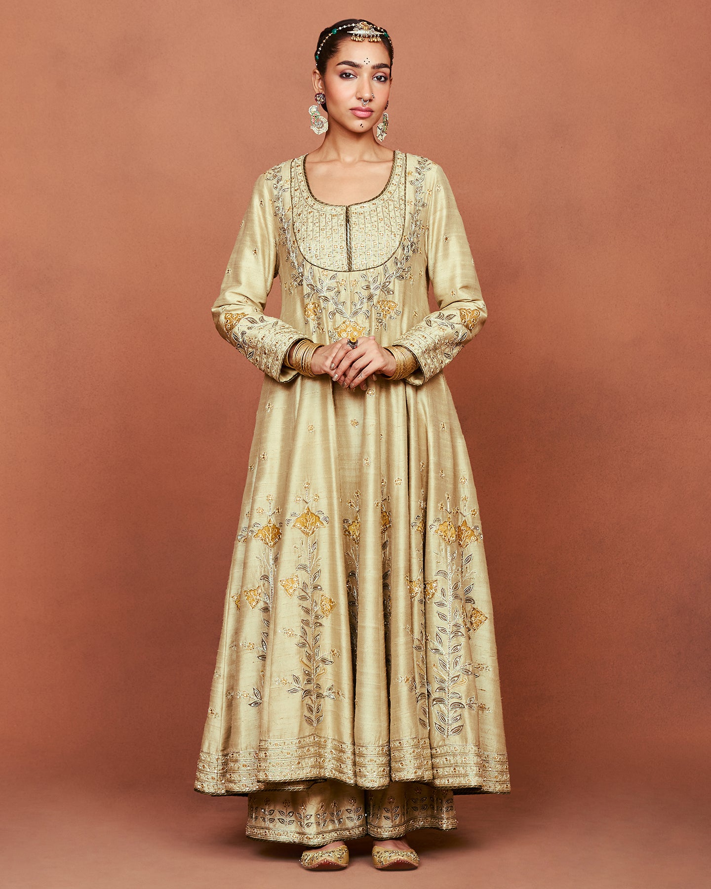 Zulekha Long Anarkali Set