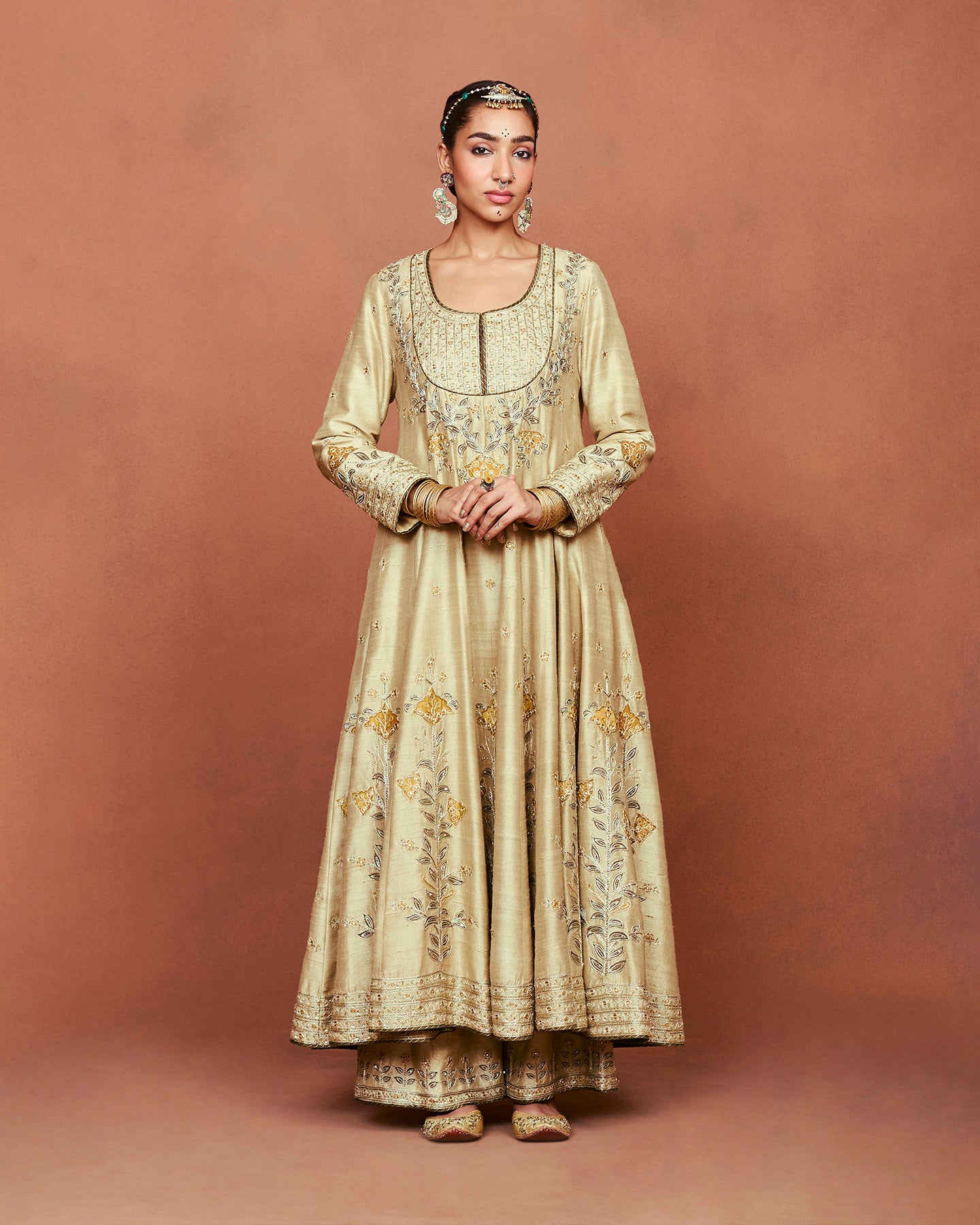 Zulekha Long Anarkali Set