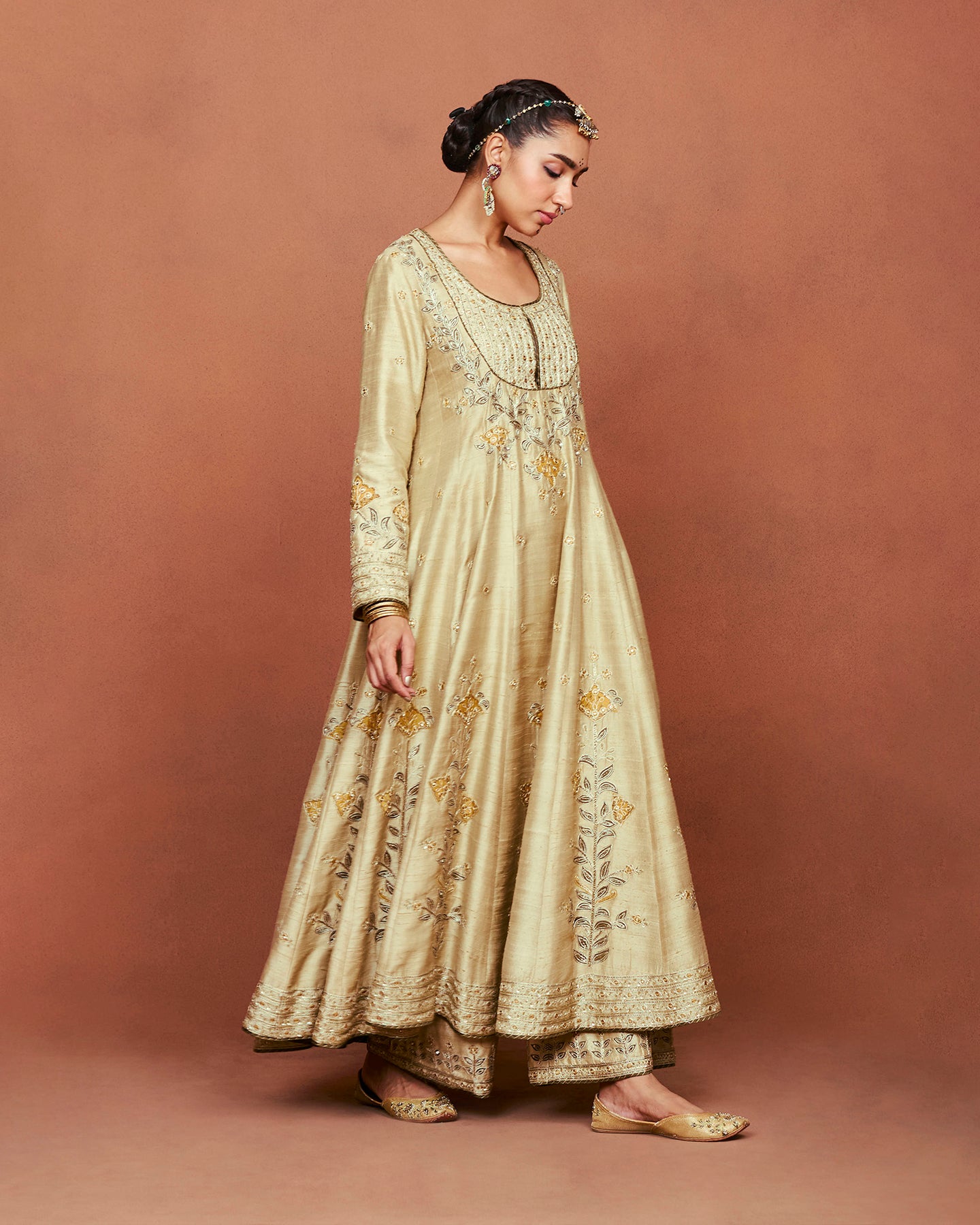 Zulekha Long Anarkali Set