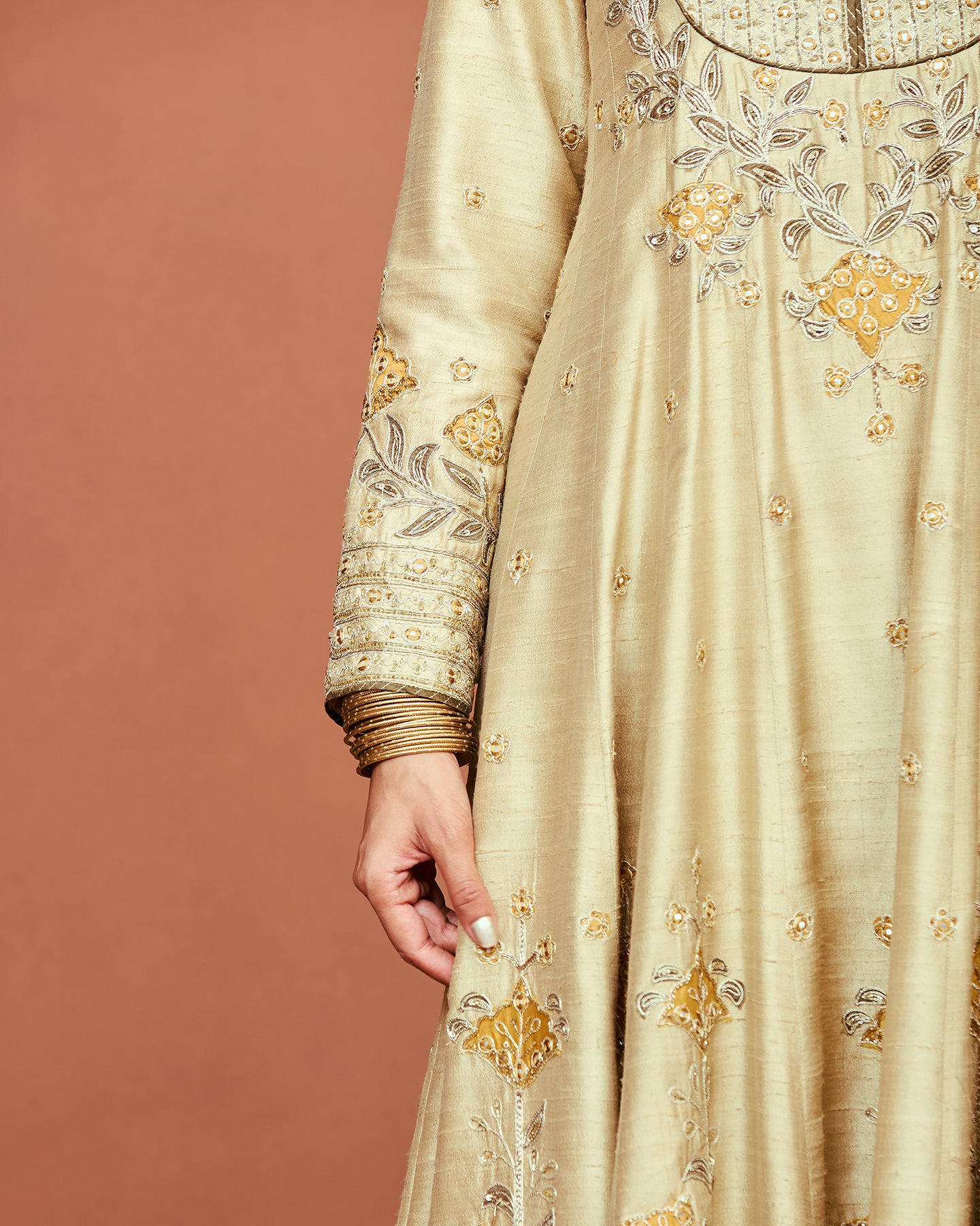 Zulekha Long Anarkali Set