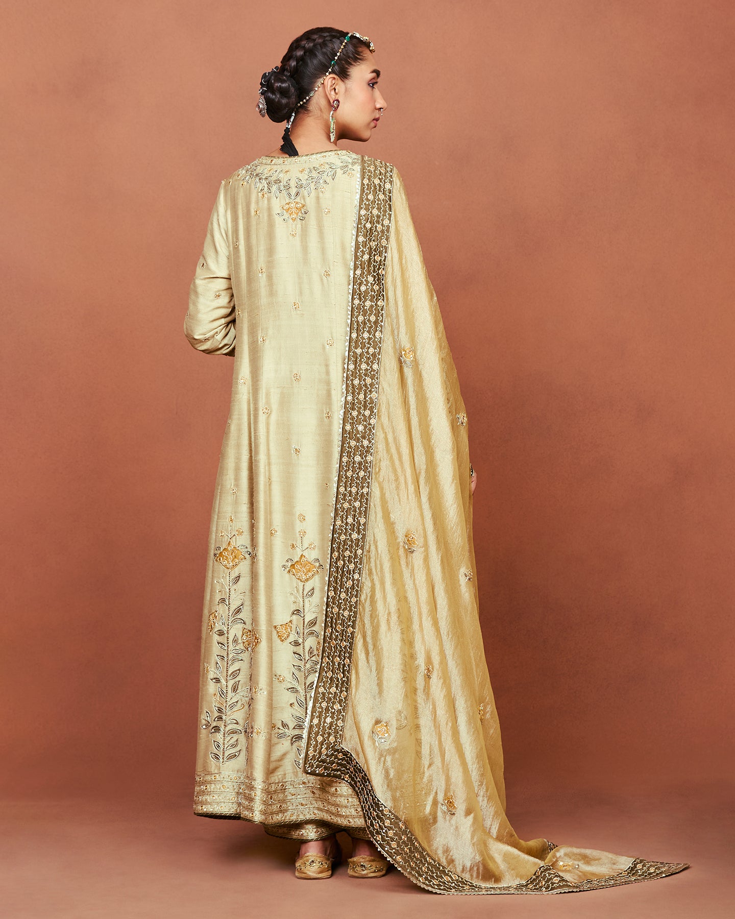 Zulekha Long Anarkali Set