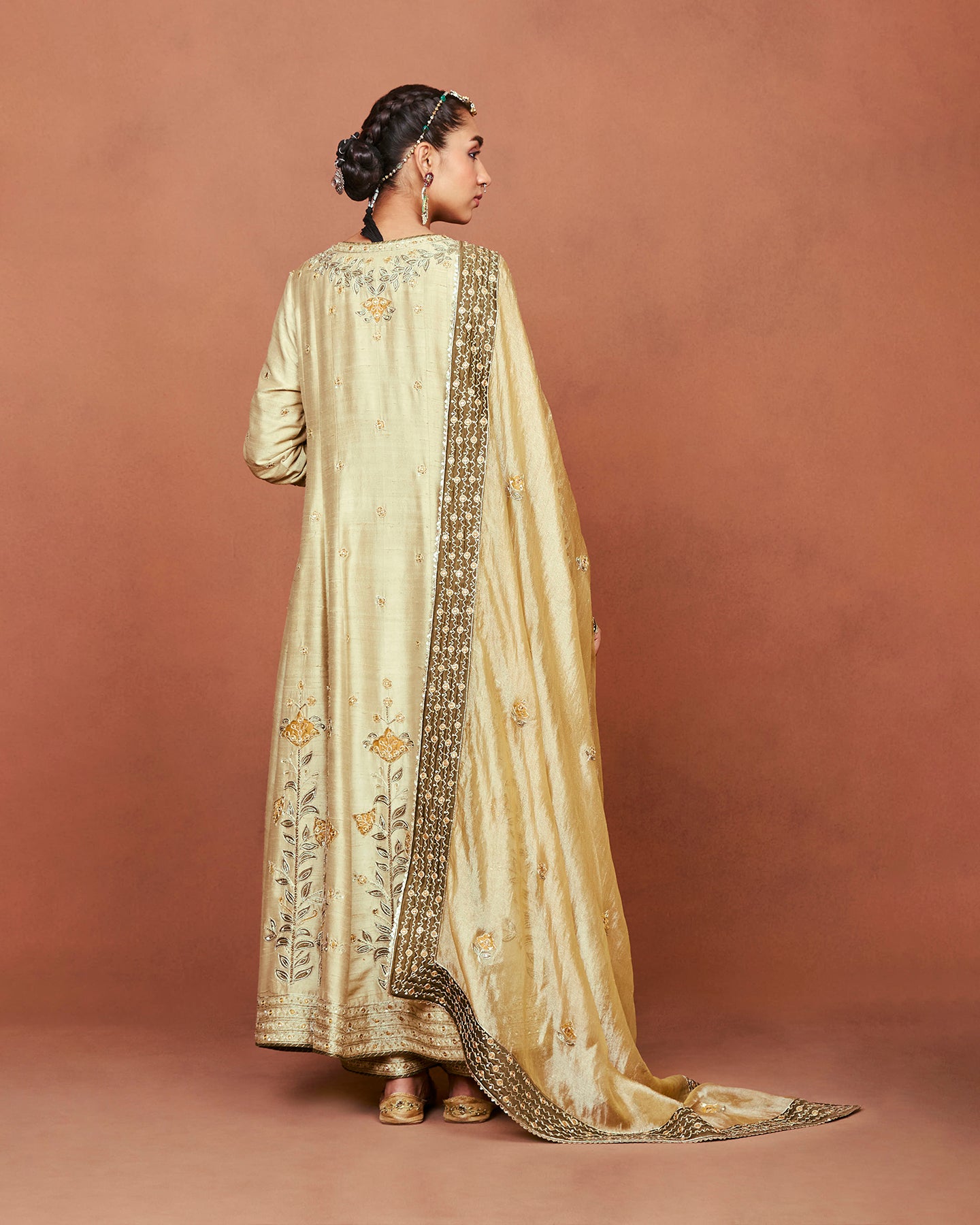Zulekha Long Anarkali Set