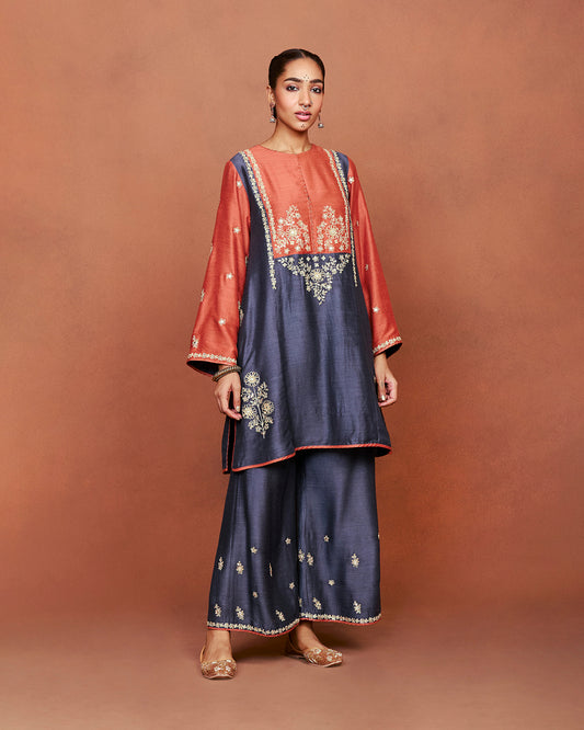 Kai Charcoal Grey Tunic Set