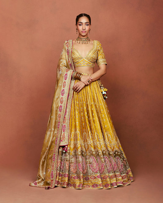 Rajbai Lehenga Set