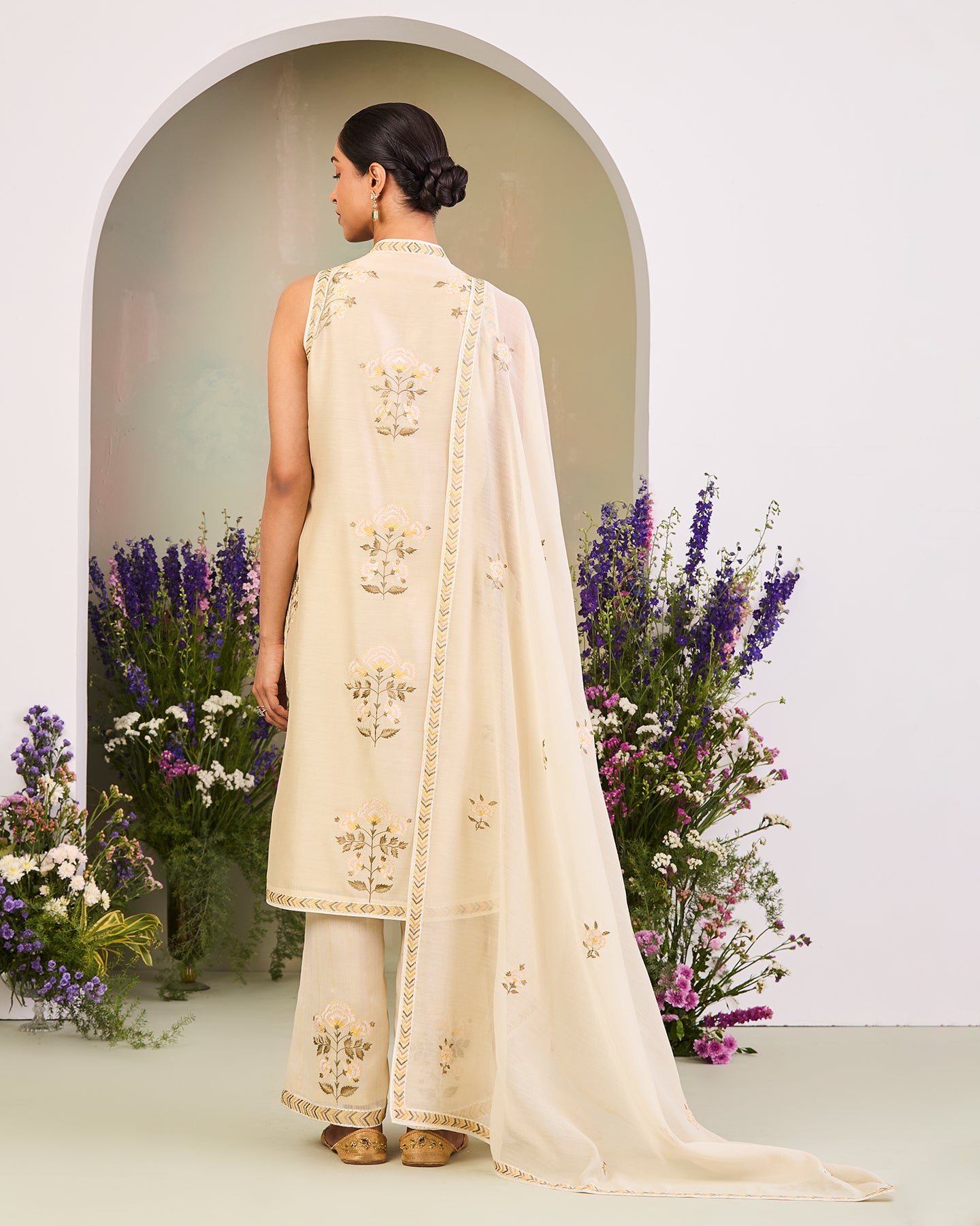 riva long kurta set