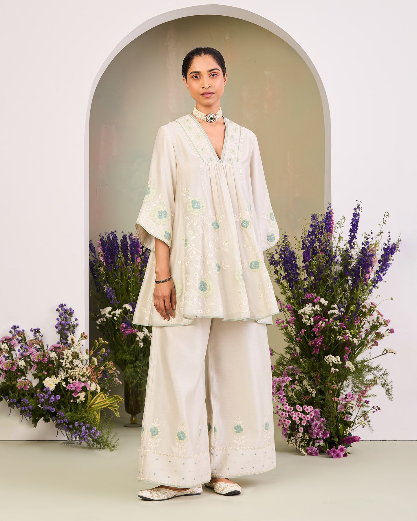 quirat short kurta set