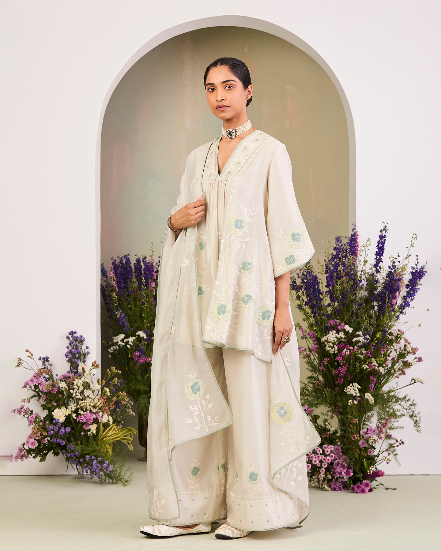quirat short kurta set