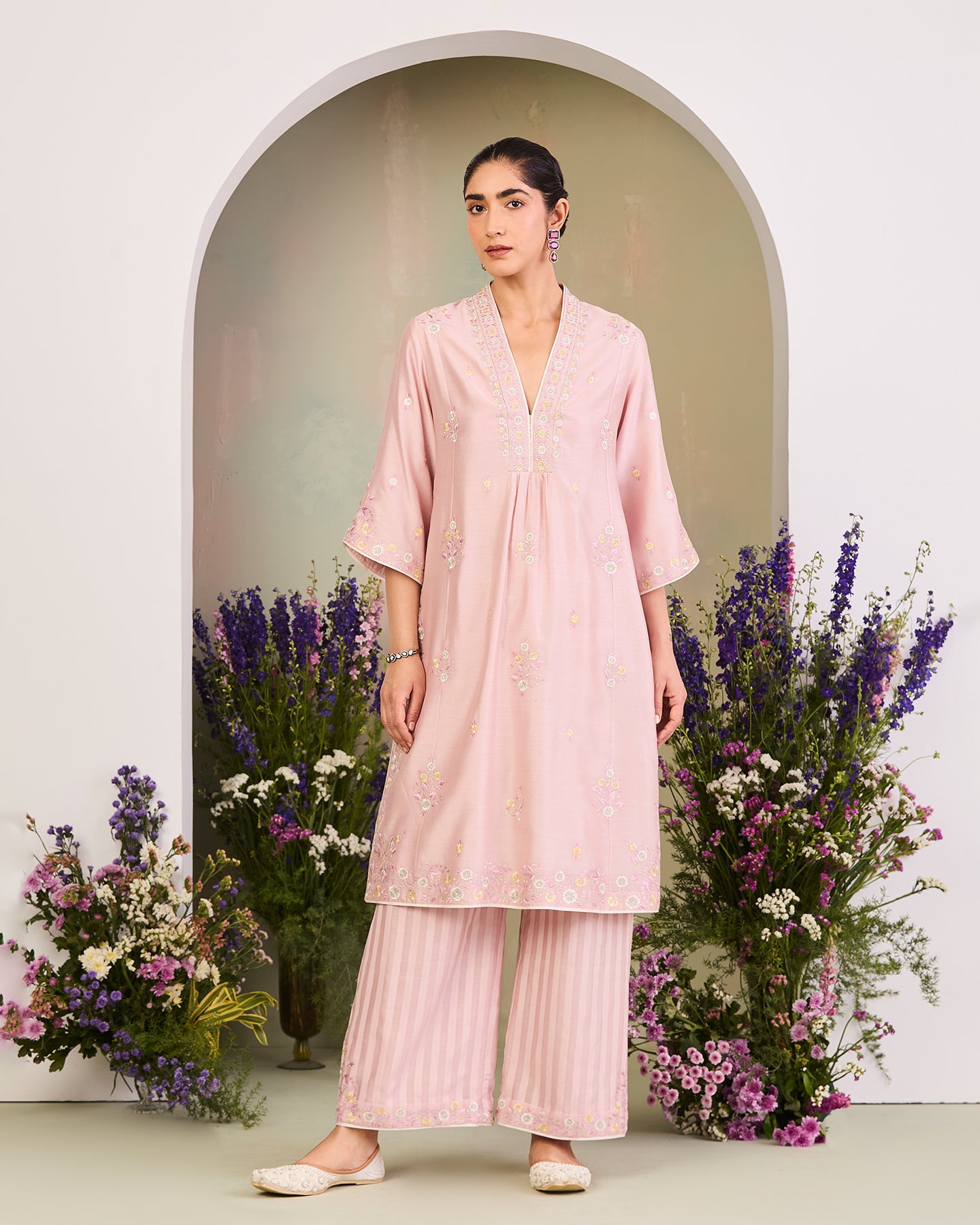 iffat long kurta set